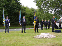 Flt Lt Hughes memorial